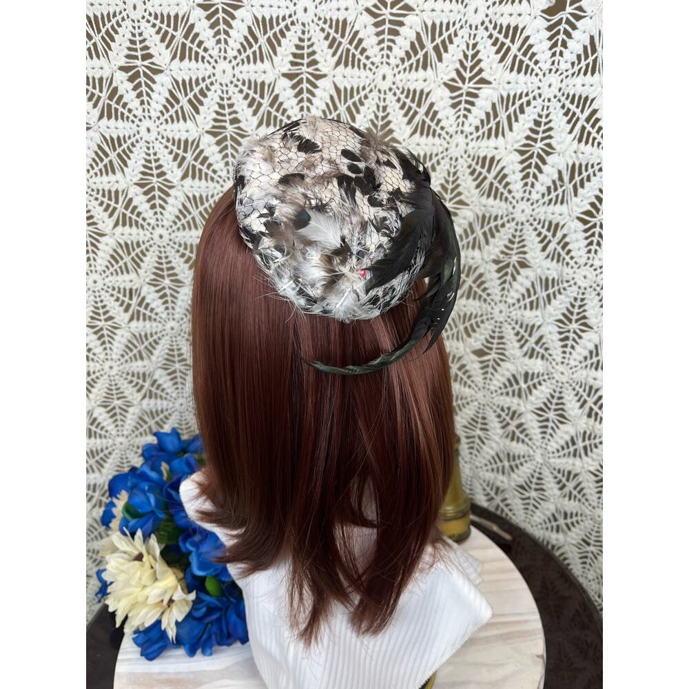 Vintage Quail Feather Calot Hat - Picture 4 of 8